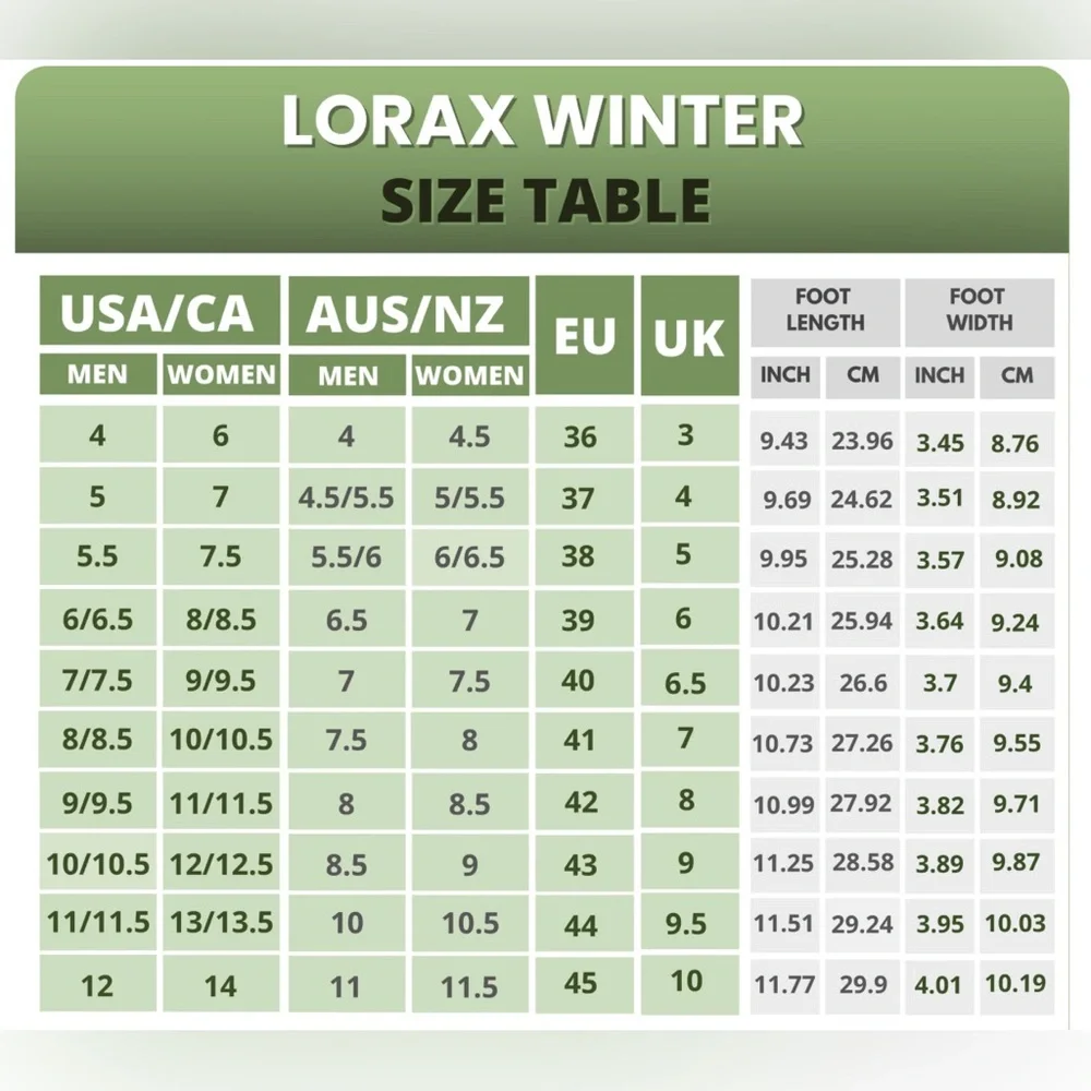 Hike Footwear Lorax Winter Ergonomic Supportive Barefoot boot Unisex white EU 40
